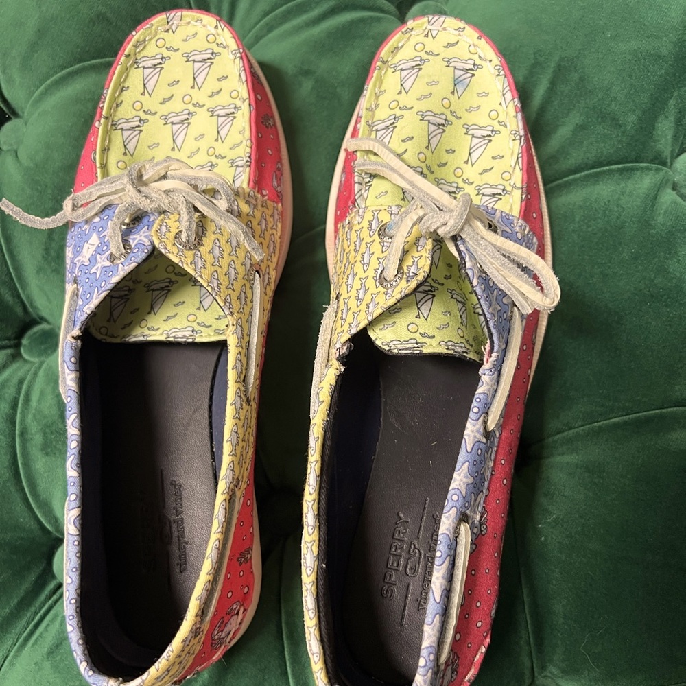 Sperry X Vineyard Vines Topsider Size 6.5